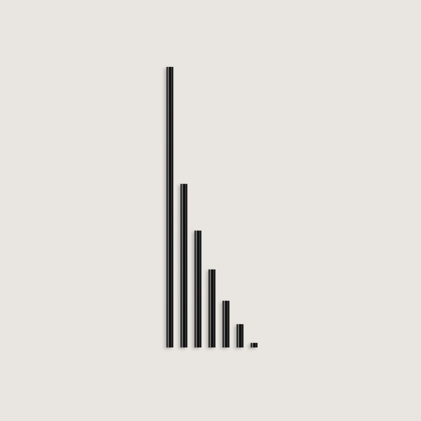 KUUDU Rods & Legs — vertical steel rods and legs for the KUUDU modular furniture system