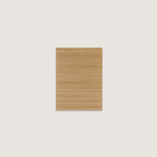 KUUDU Box Side — solid oak storage-box side panel for the KUUDU modular furniture system