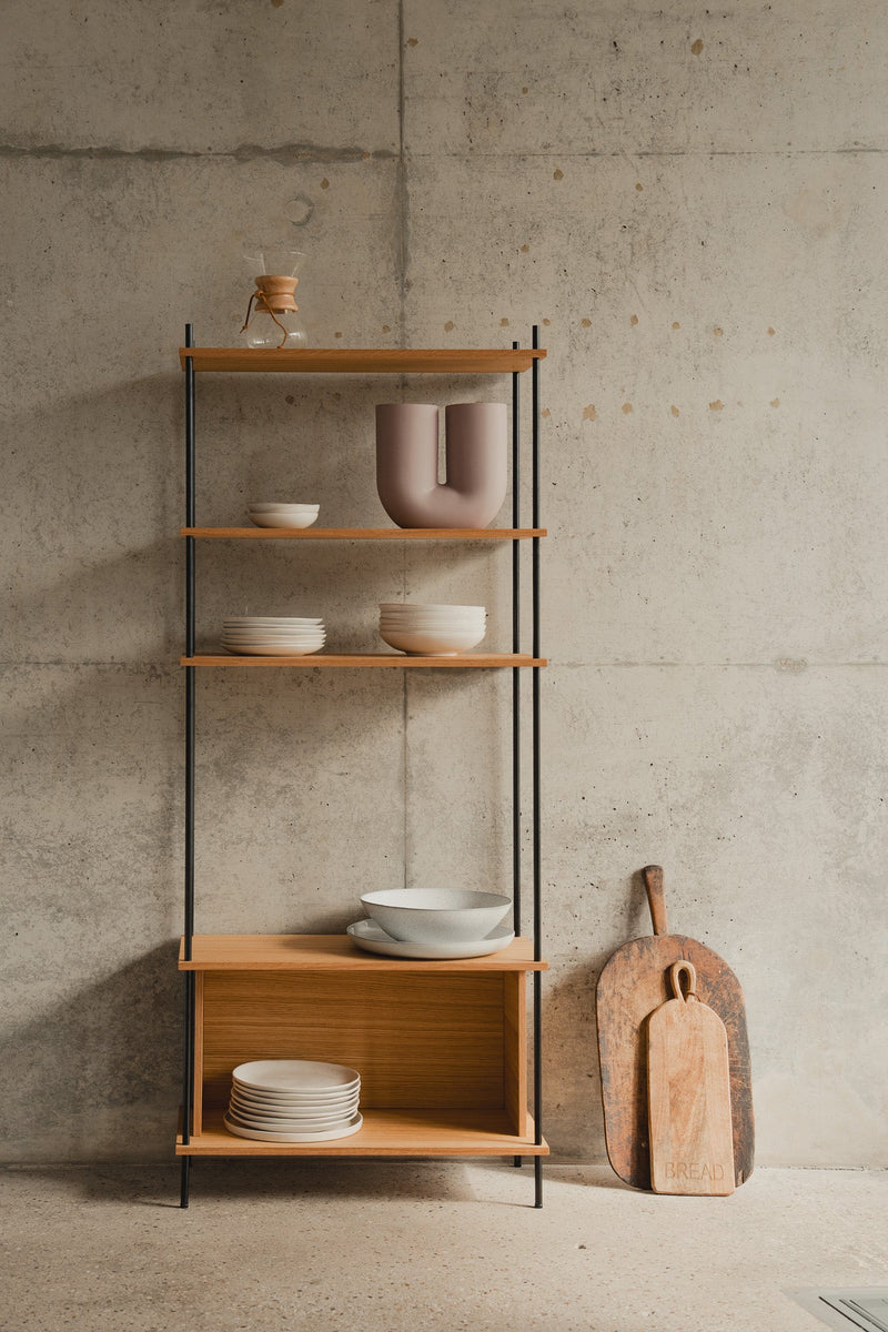 Kitchen Shelf & Pantry Organizer - KUUDU Modular Furniture System - Oak