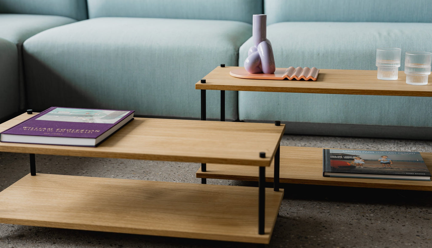 Compact Coffee Table - KUUDU Modular Furniture System - Oak