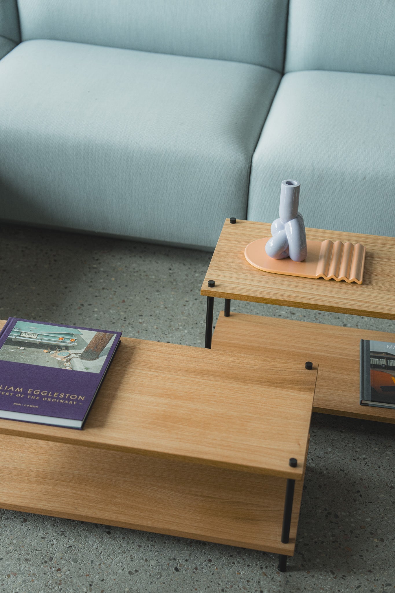 Compact Coffee Table - KUUDU Modular Furniture System - Oak