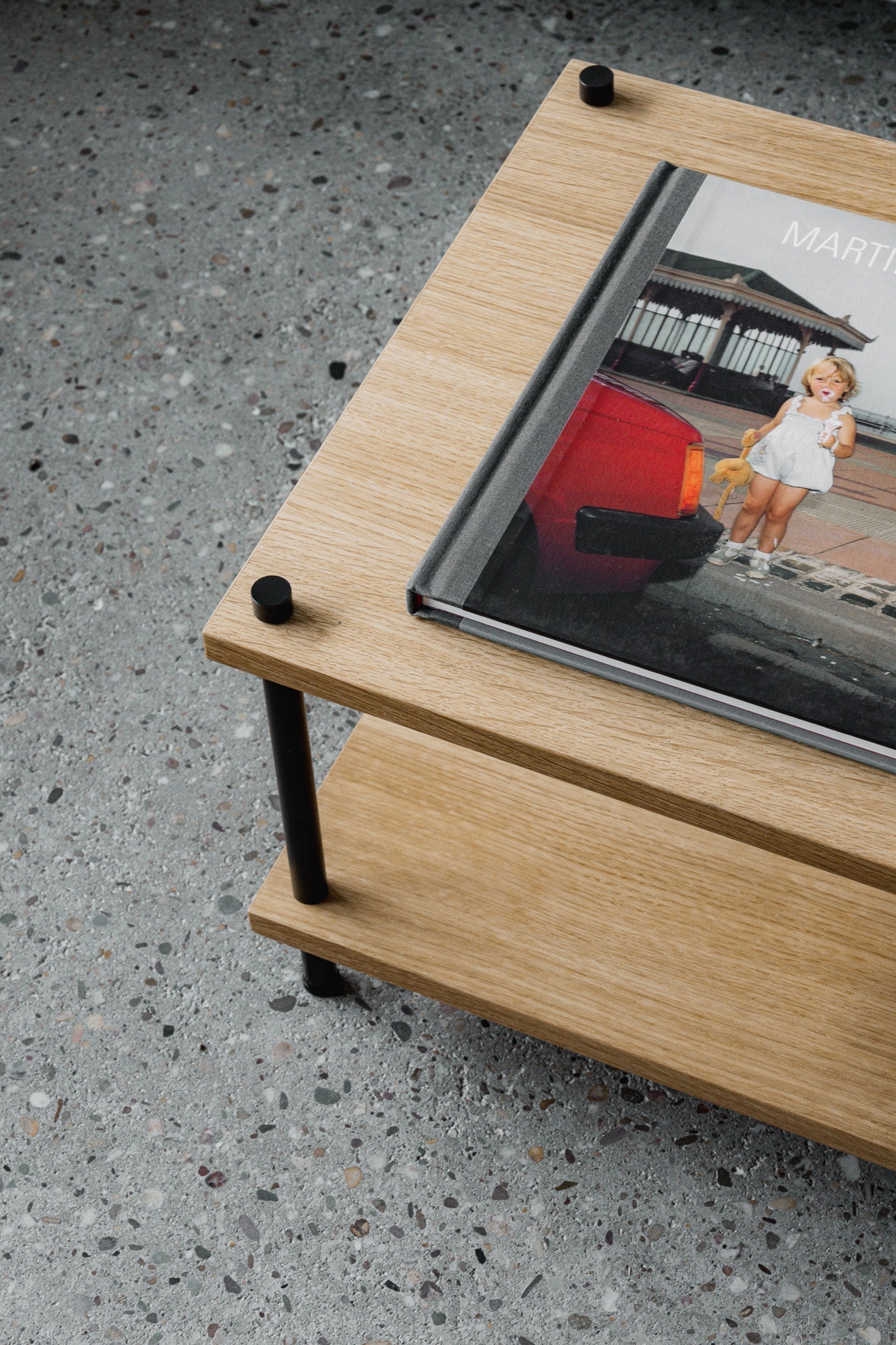 Compact Coffee Table - KUUDU Modular Furniture System - Oak