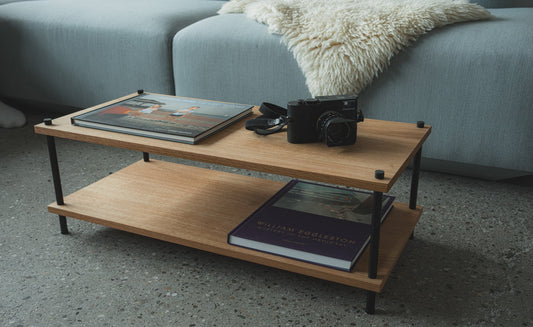Compact Coffee Table - KUUDU Modular Furniture System - Oak