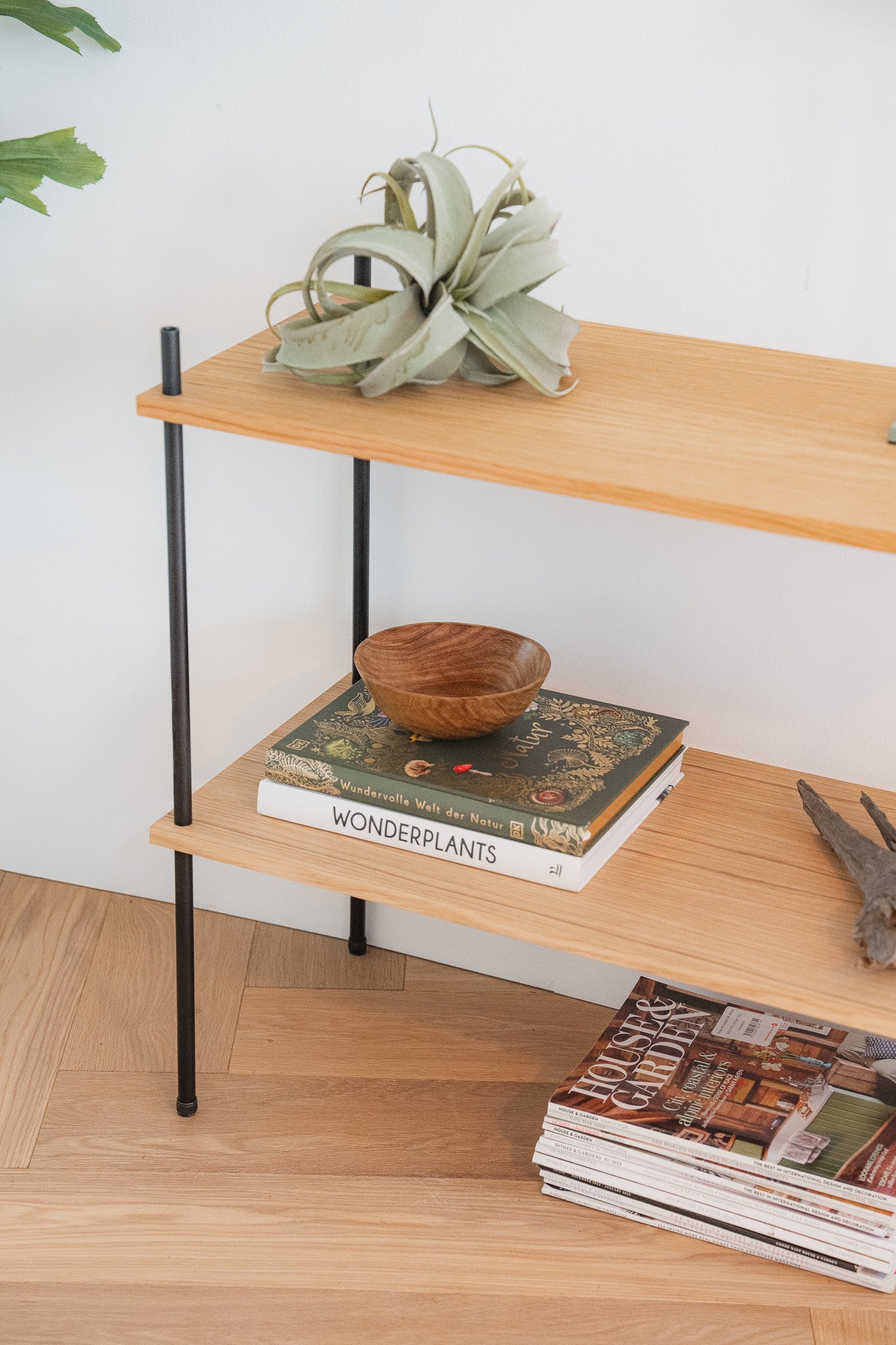 Minimalist Side Table & Nightstand - KUUDU Modular Furniture System - Oak
