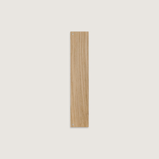 KUUDU Half Board — half-width solid oak shelf component for the KUUDU modular furniture system