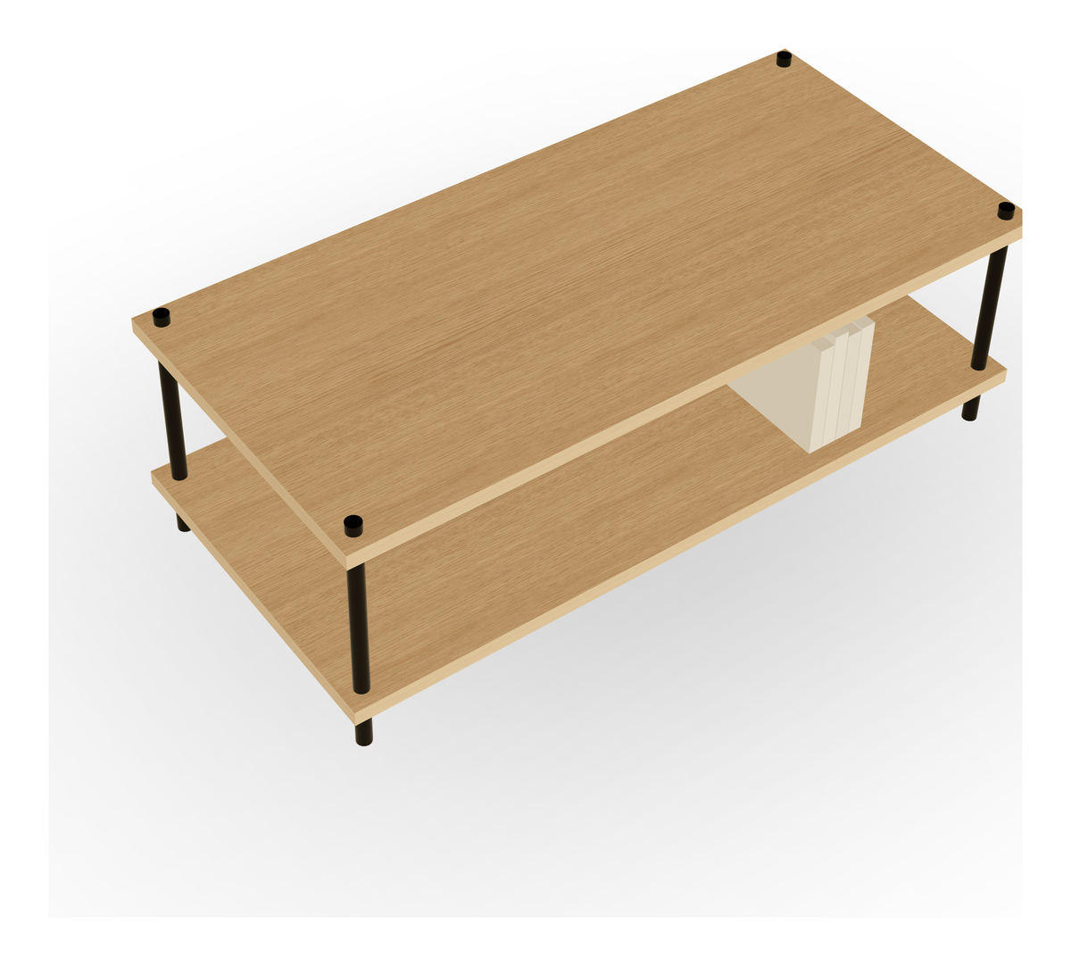 KUUDU Oak Coffee Table 22 cm - Compact