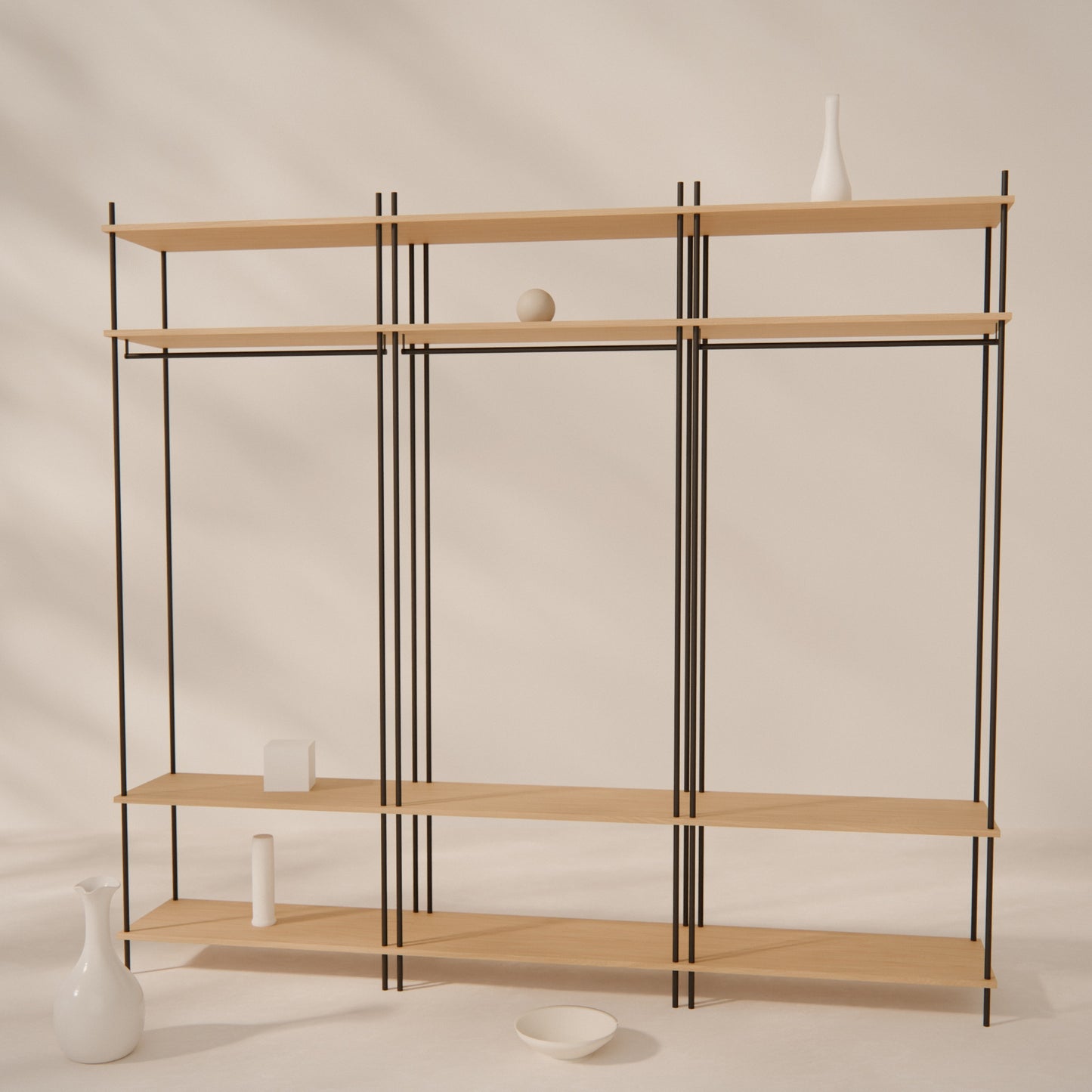 large-open-wardrobe-system-oak -- Raumansicht