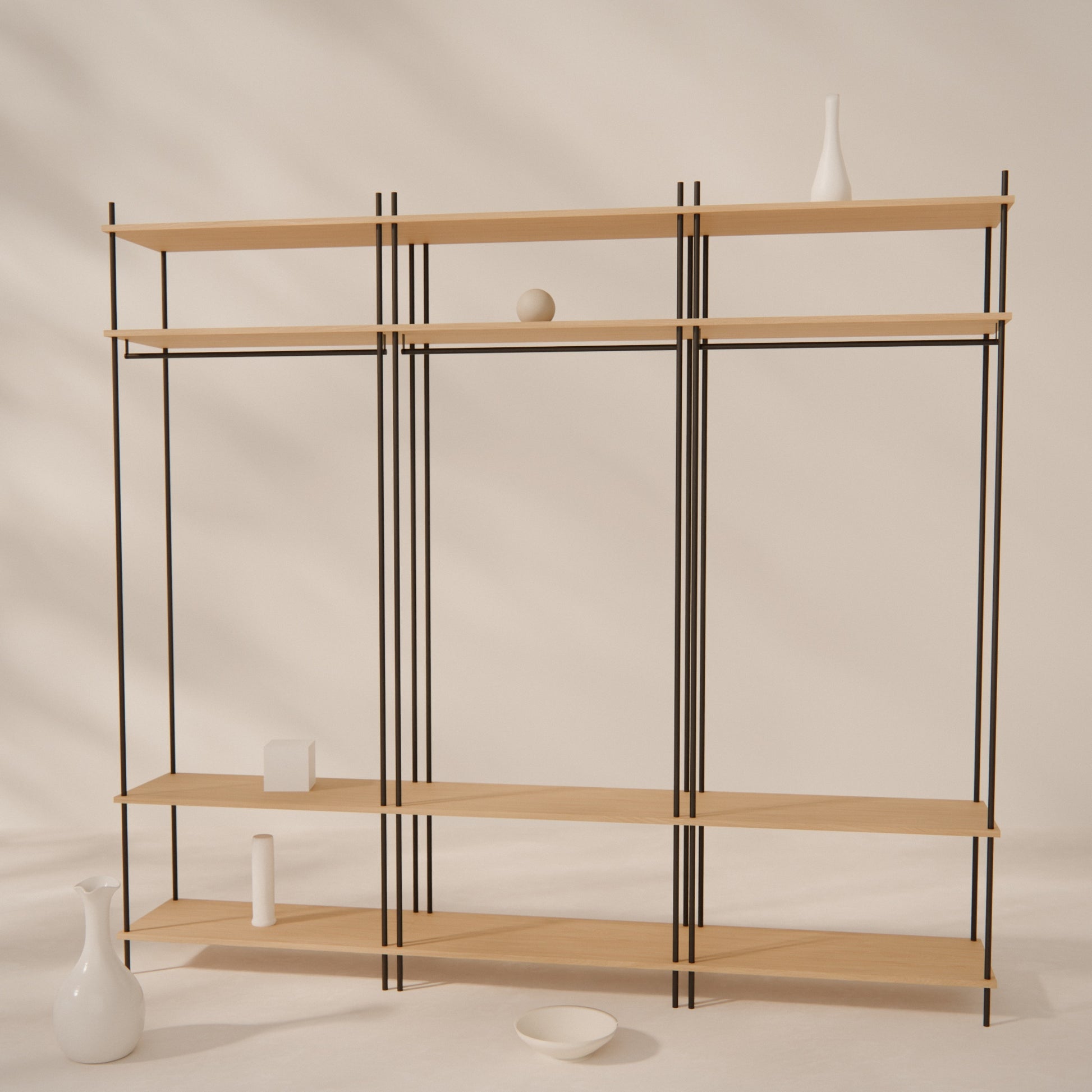 large-open-wardrobe-system-oak -- Raumansicht