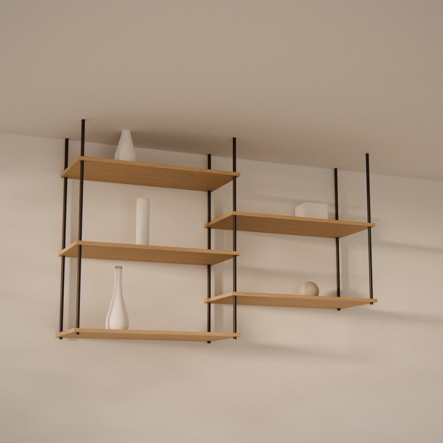oak-ceiling-shelf-146x93cm-shift -- Raumansicht