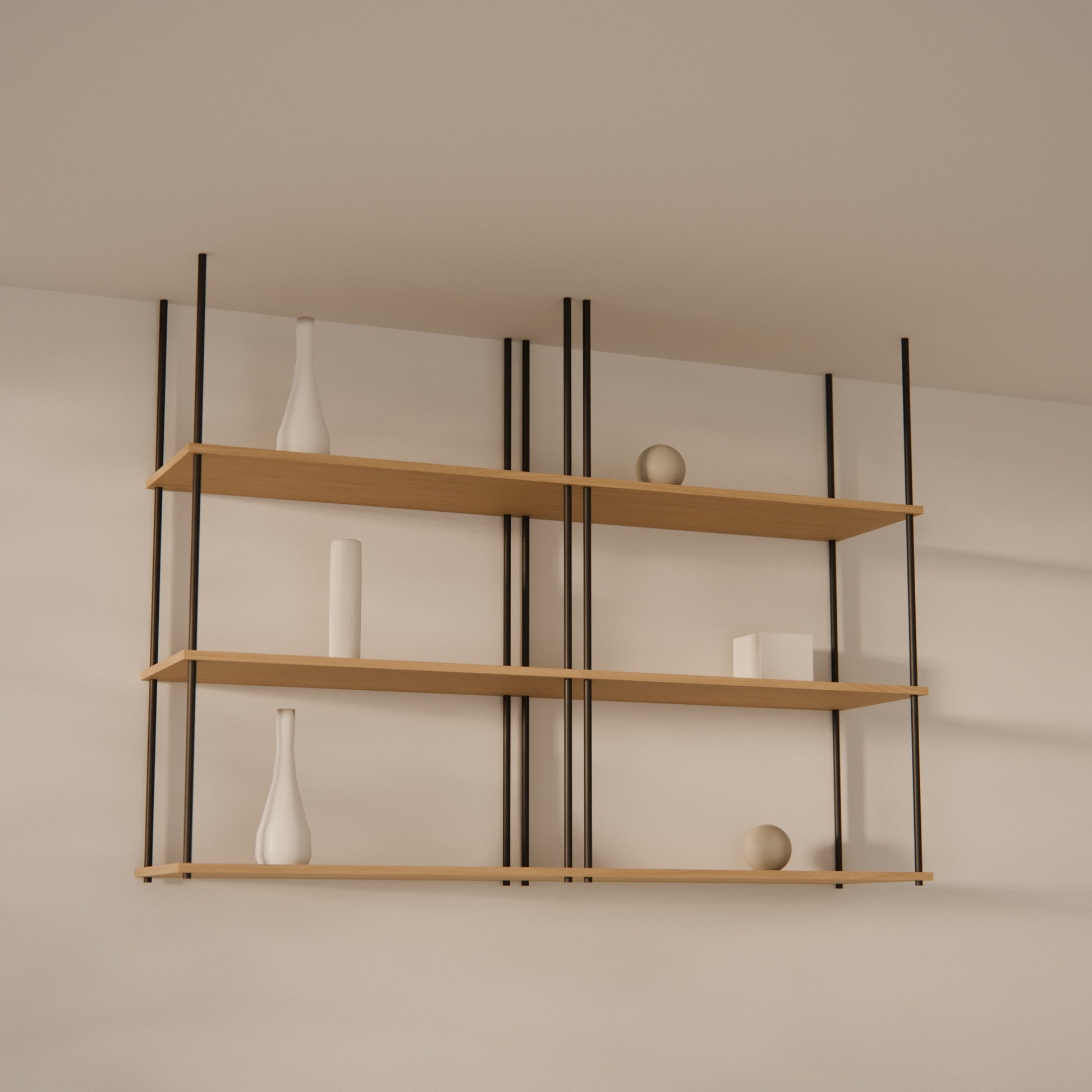 oak-ceiling-shelf-150x111cm -- Raumansicht