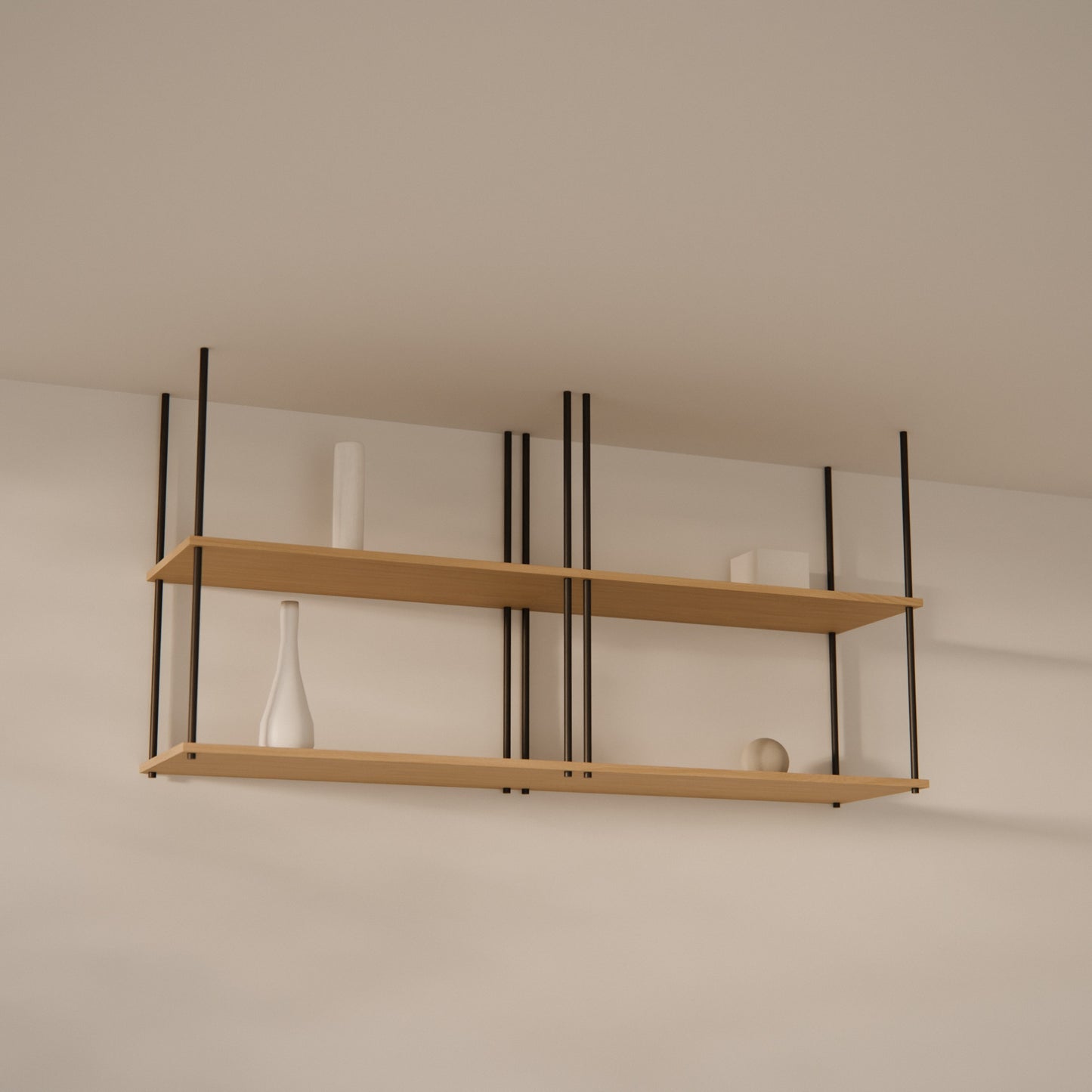 oak-ceiling-shelf-150x74cm -- Raumansicht