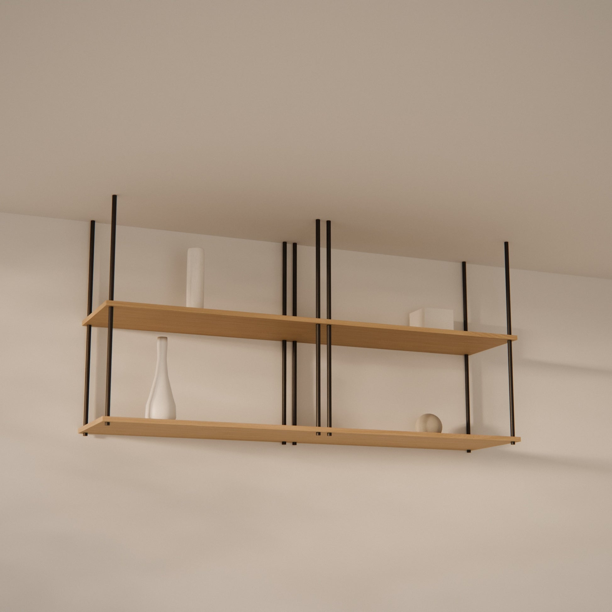 oak-ceiling-shelf-150x74cm -- Raumansicht