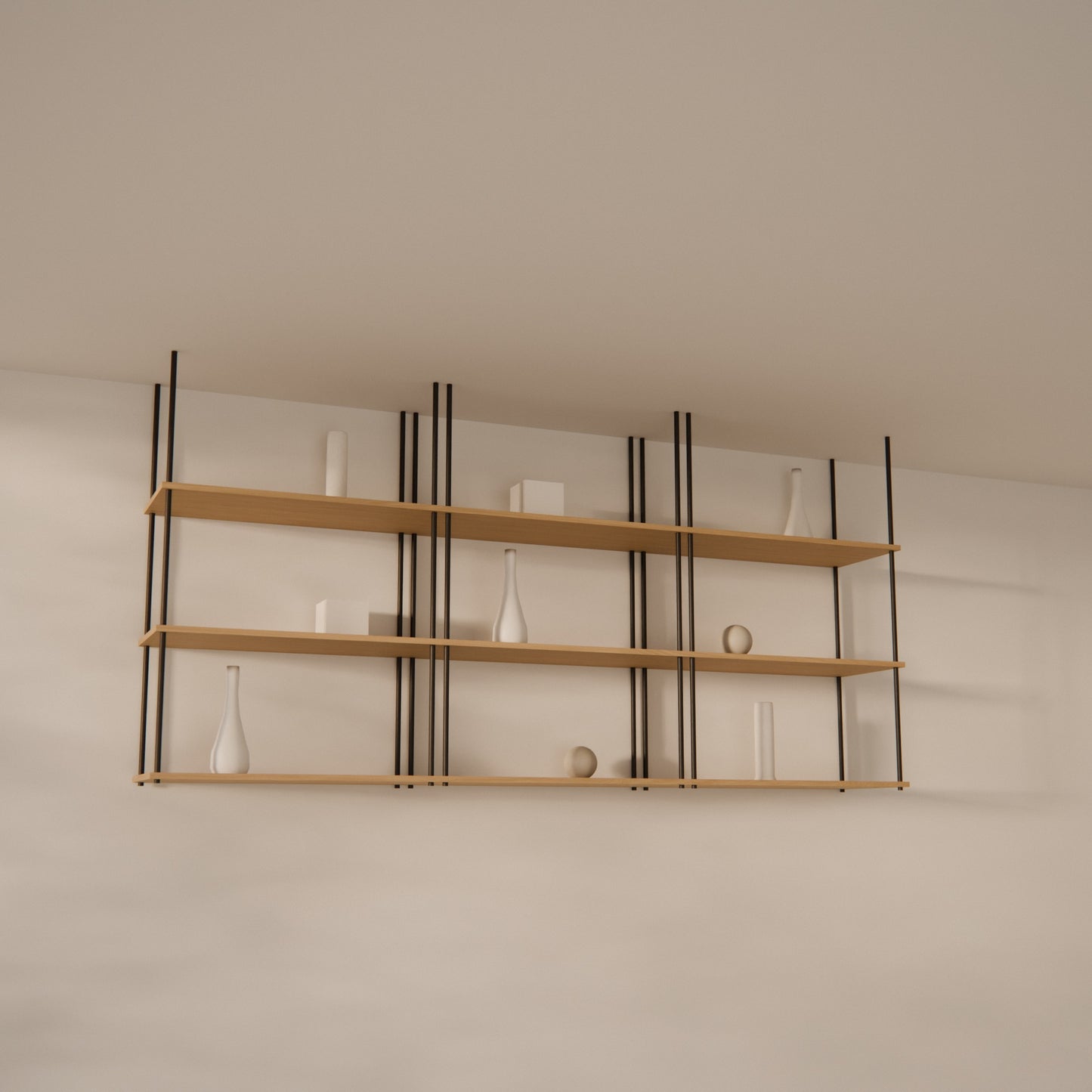 oak-ceiling-shelf-225x111cm -- Raumansicht