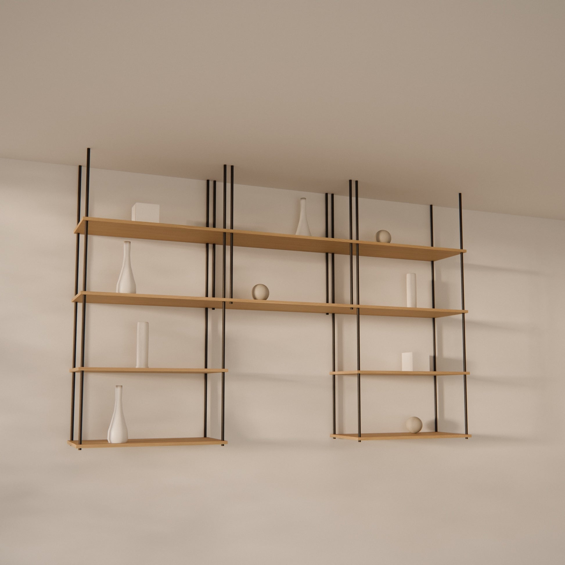 oak-ceiling-shelf-225x147cm-arch -- Raumansicht