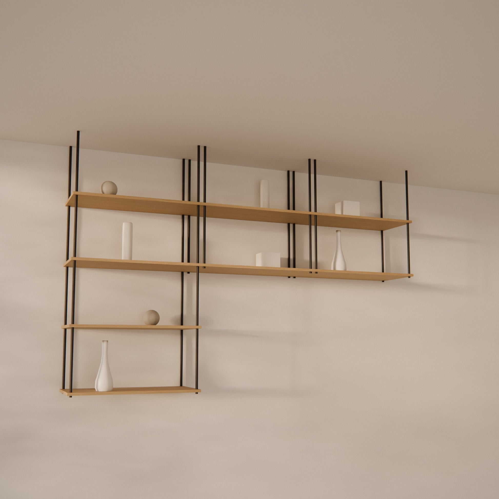 oak-ceiling-shelf-225x147cm-with-left-drop -- Raumansicht