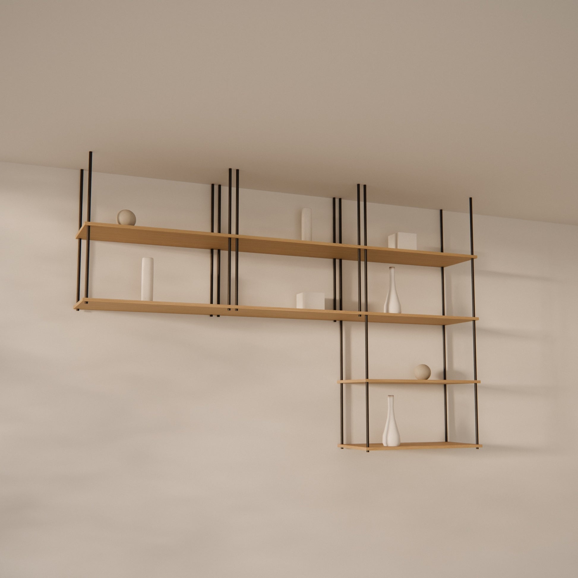 oak-ceiling-shelf-225x147cm-with-right-drop -- Raumansicht
