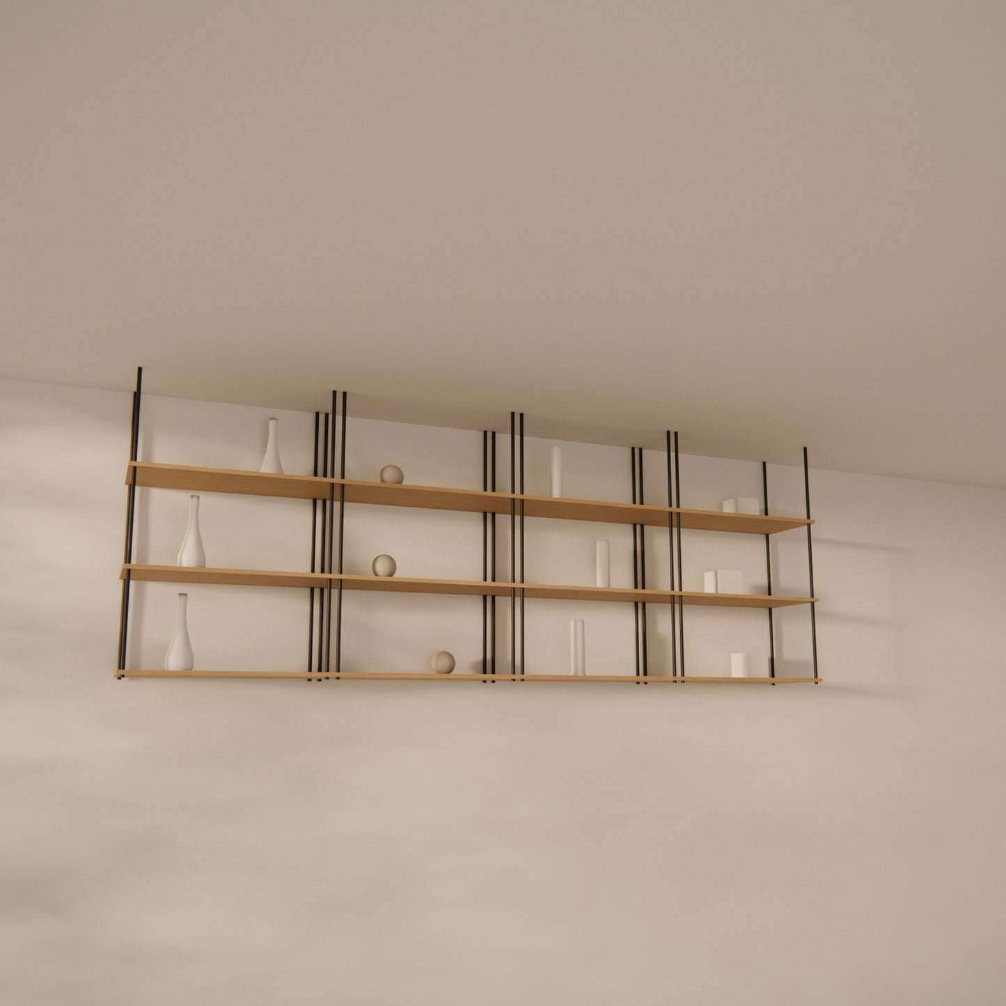 oak-ceiling-shelf-300x111cm -- Raumansicht
