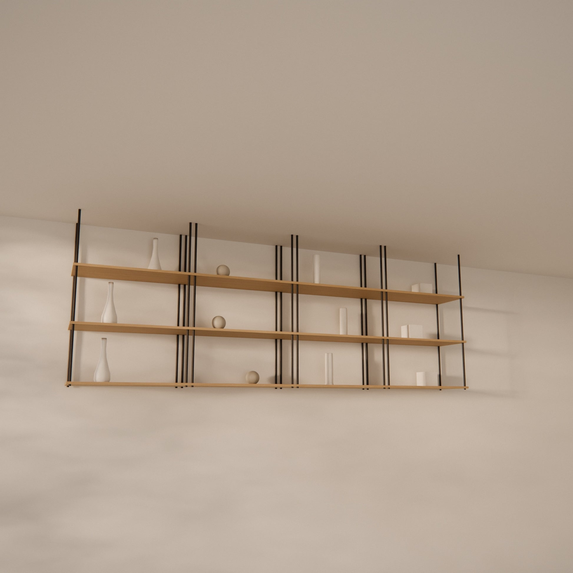 oak-ceiling-shelf-300x111cm -- Raumansicht