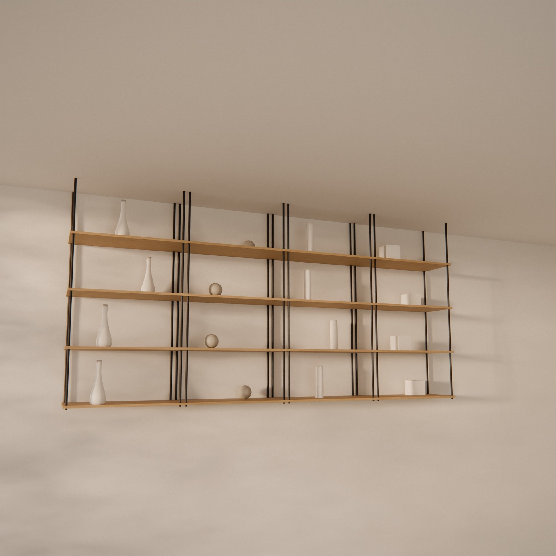 oak-ceiling-shelf-300x147cm -- Raumansicht