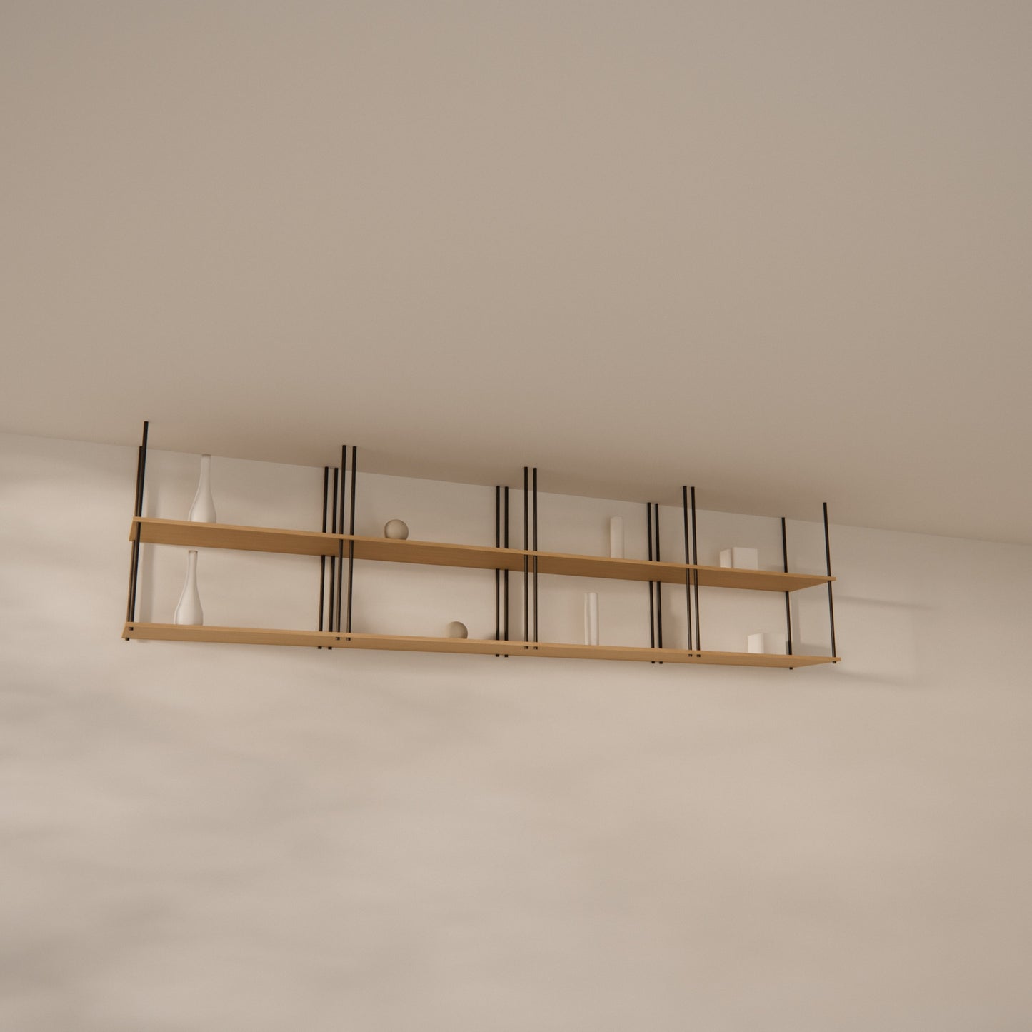 oak-ceiling-shelf-300x74cm -- Raumansicht