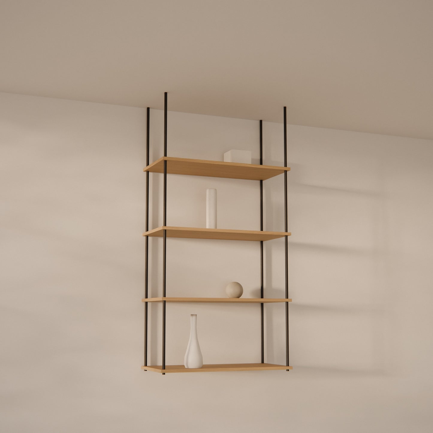 oak-ceiling-shelf-75x147cm -- Raumansicht