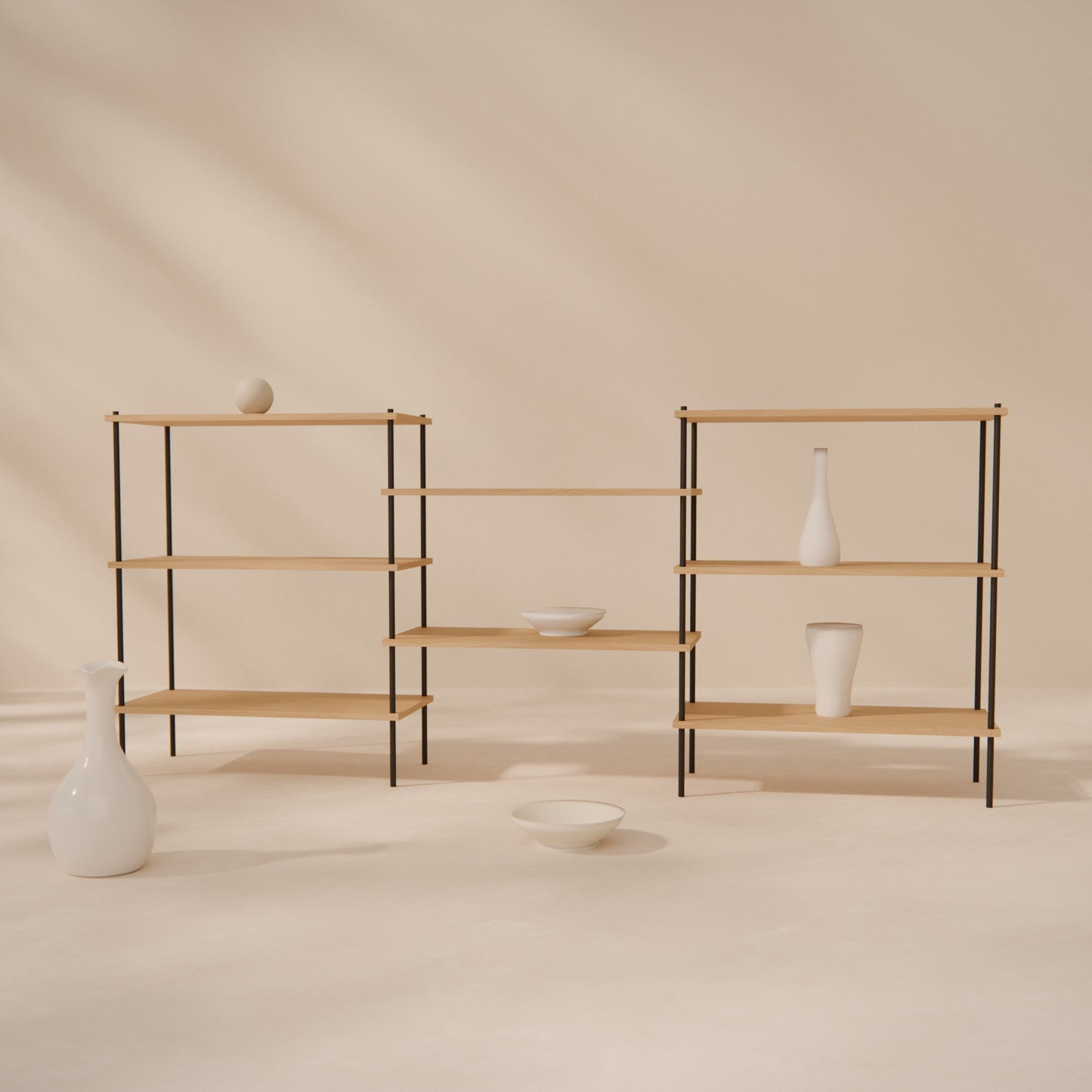 oak-sideboard-shift-217cm -- Raumansicht