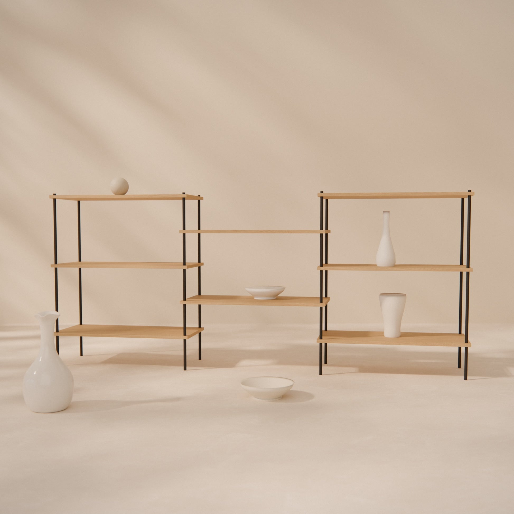 oak-sideboard-shift-217cm -- Raumansicht