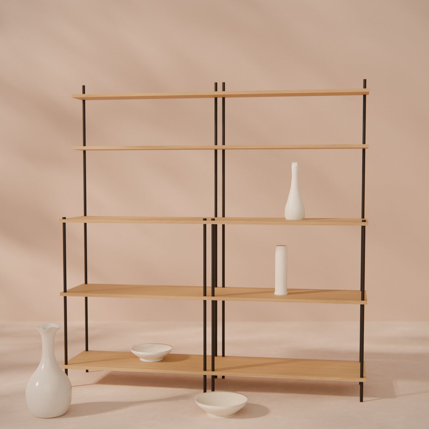 oak-tiered-shelf-150x154cm -- Raumansicht
