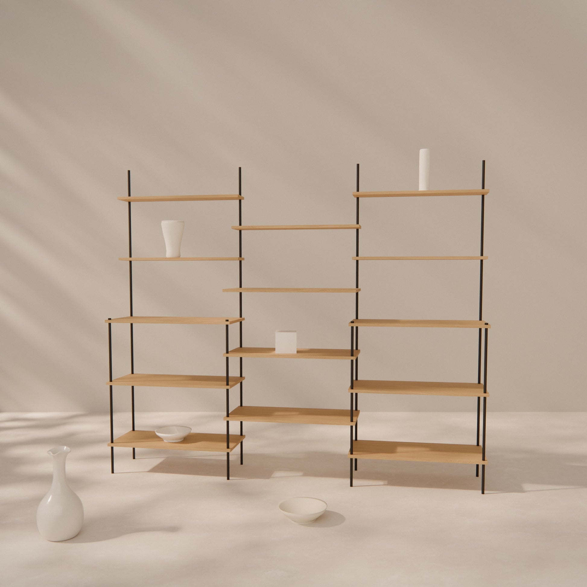 oak-tiered-shelf-217x182cm-shift -- Raumansicht