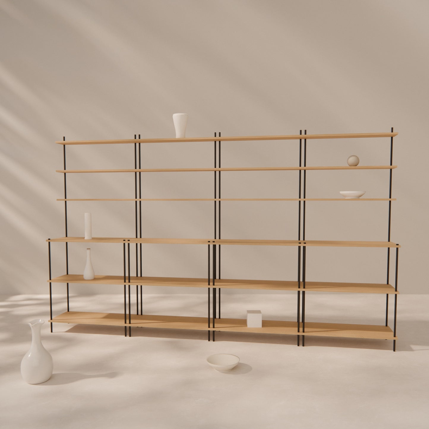 oak-tiered-shelf-300x181cm -- Raumansicht