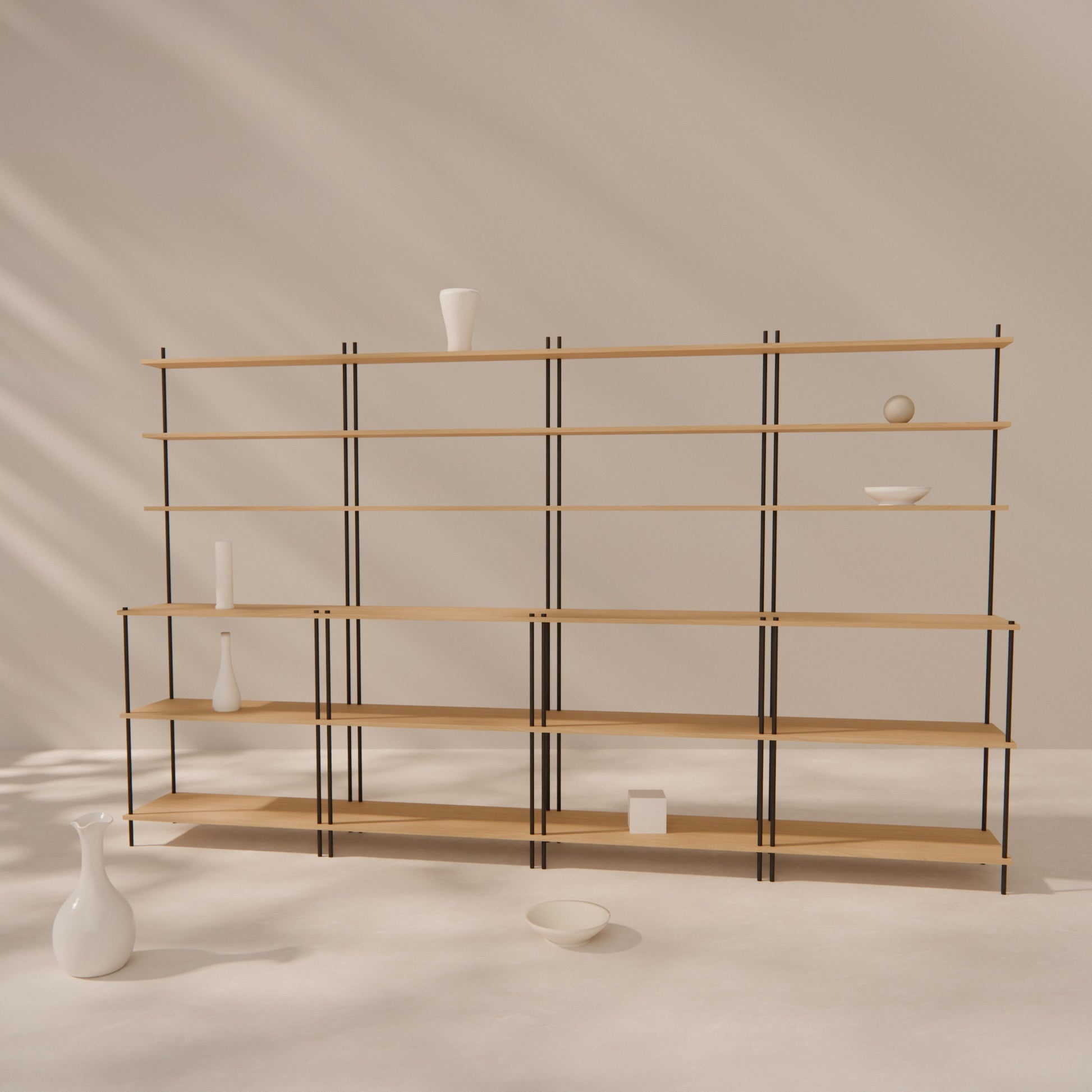 oak-tiered-shelf-300x181cm -- Raumansicht