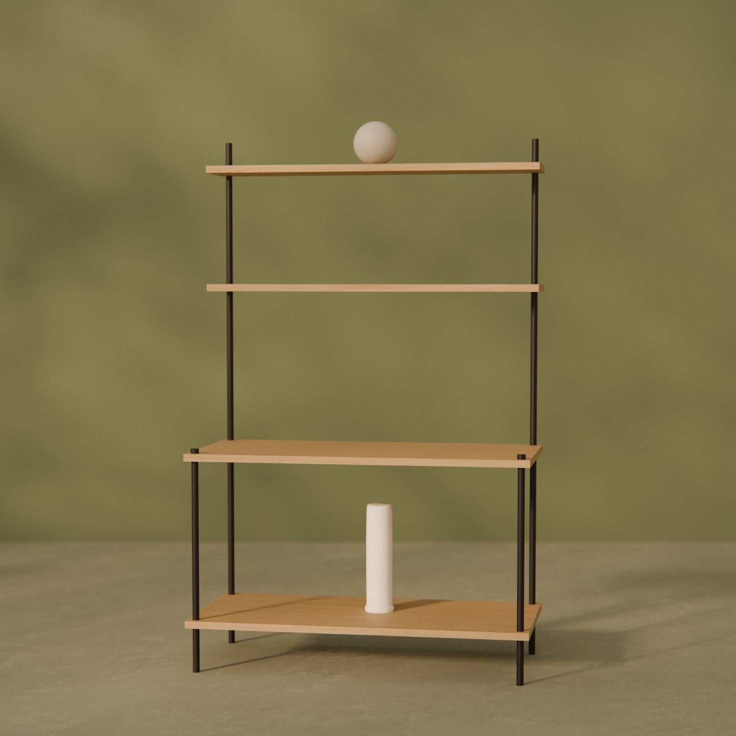oak-tiered-shelf-75x117cm -- Raumansicht