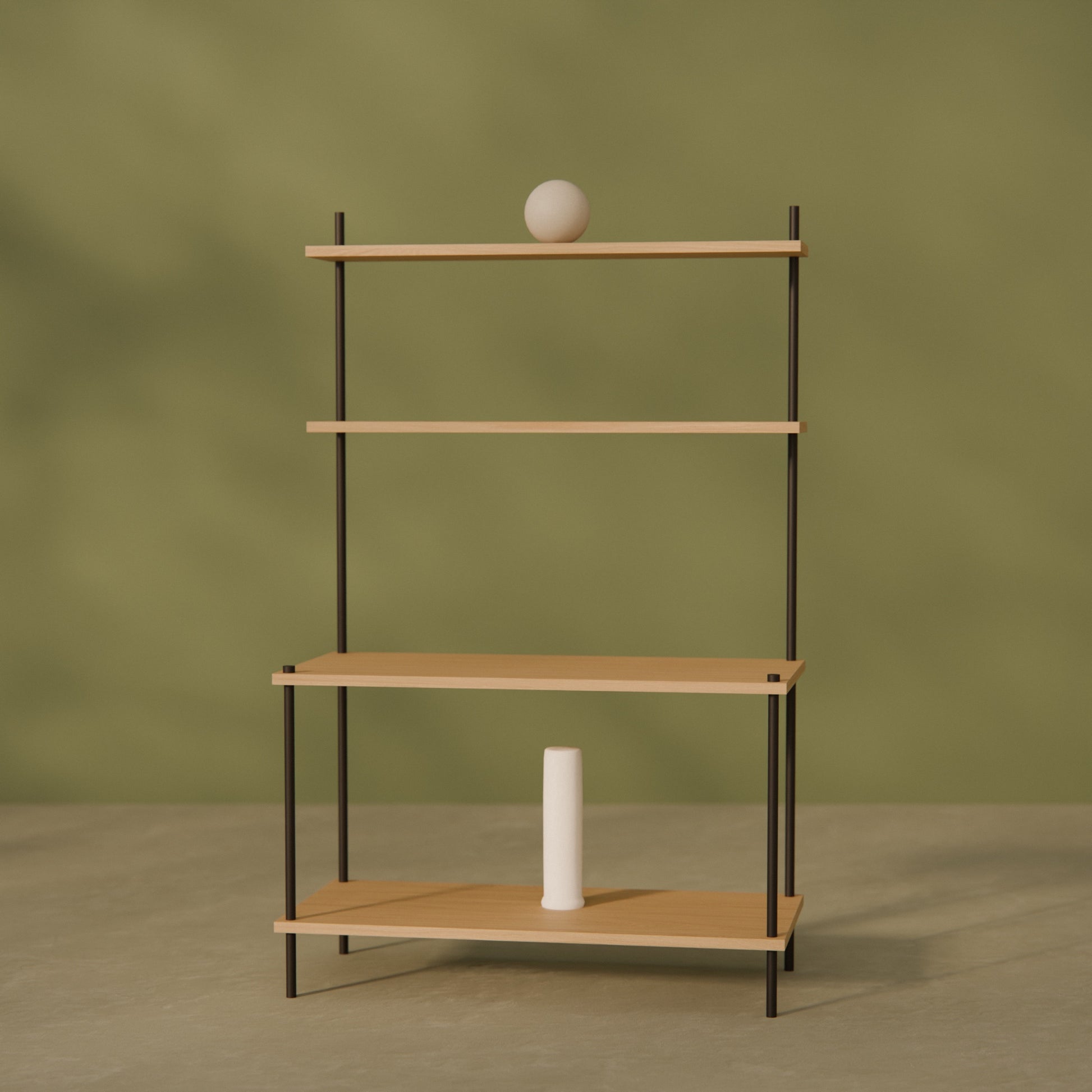oak-tiered-shelf-75x117cm -- Raumansicht