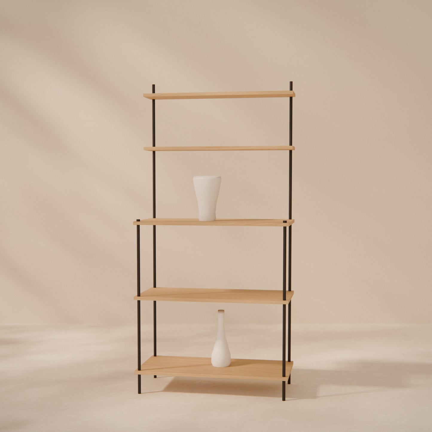 oak-tiered-shelf-75x154cm -- Raumansicht