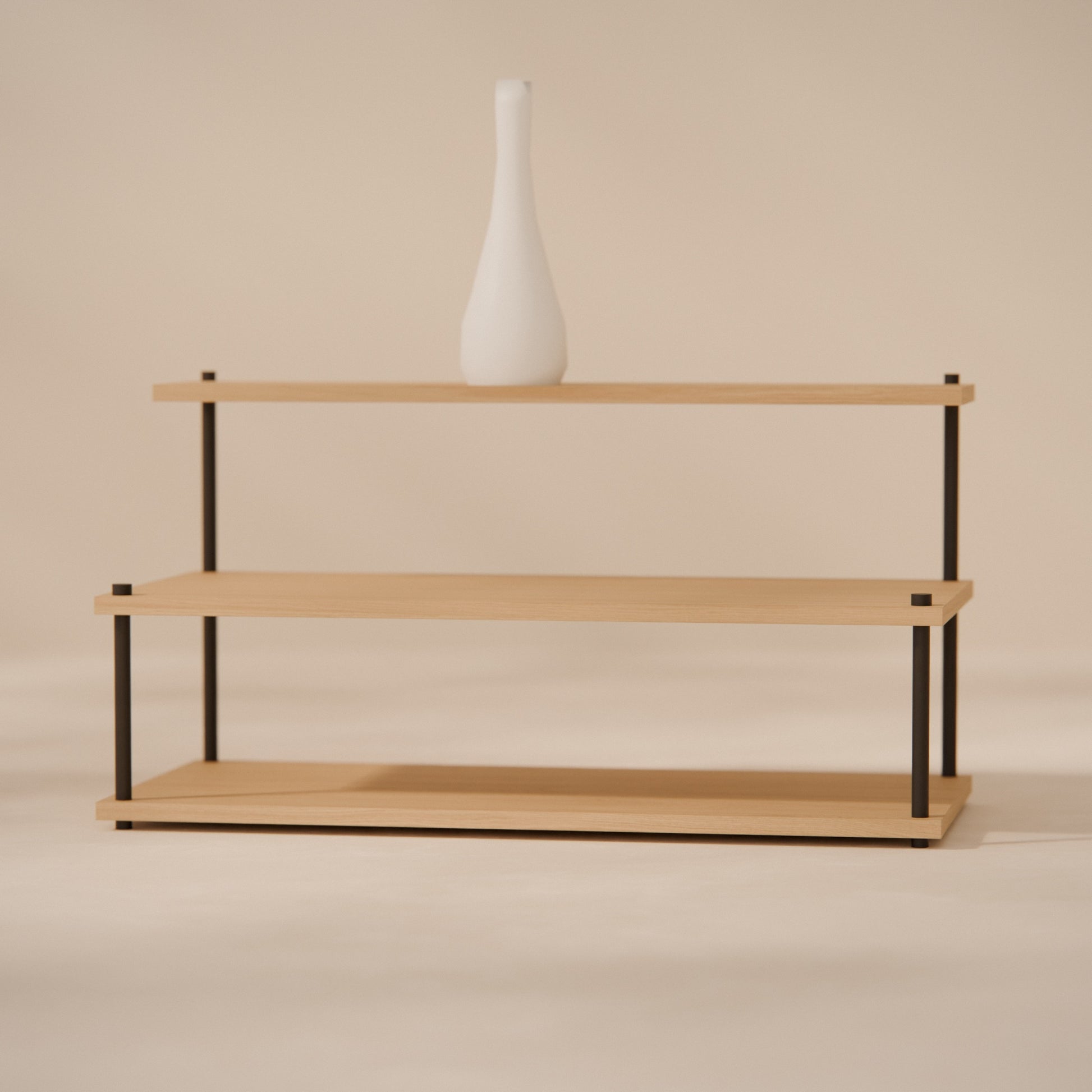 oak-tiered-shelf-75x40cm -- Raumansicht