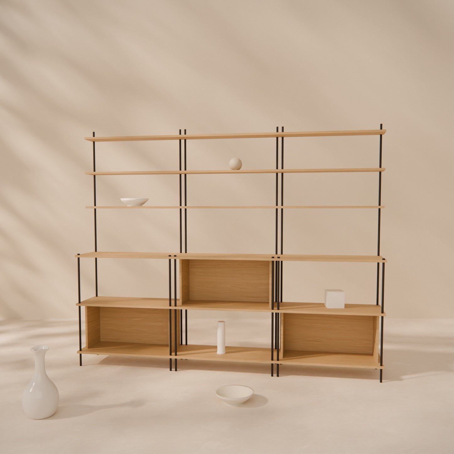 oak-tiered-wall-shelf -- Raumansicht