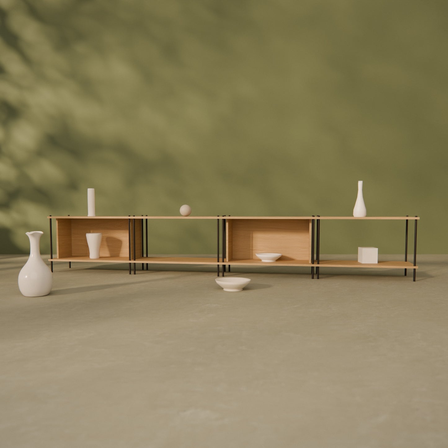 oak-tv-unit-300cm-2 -- Raumansicht