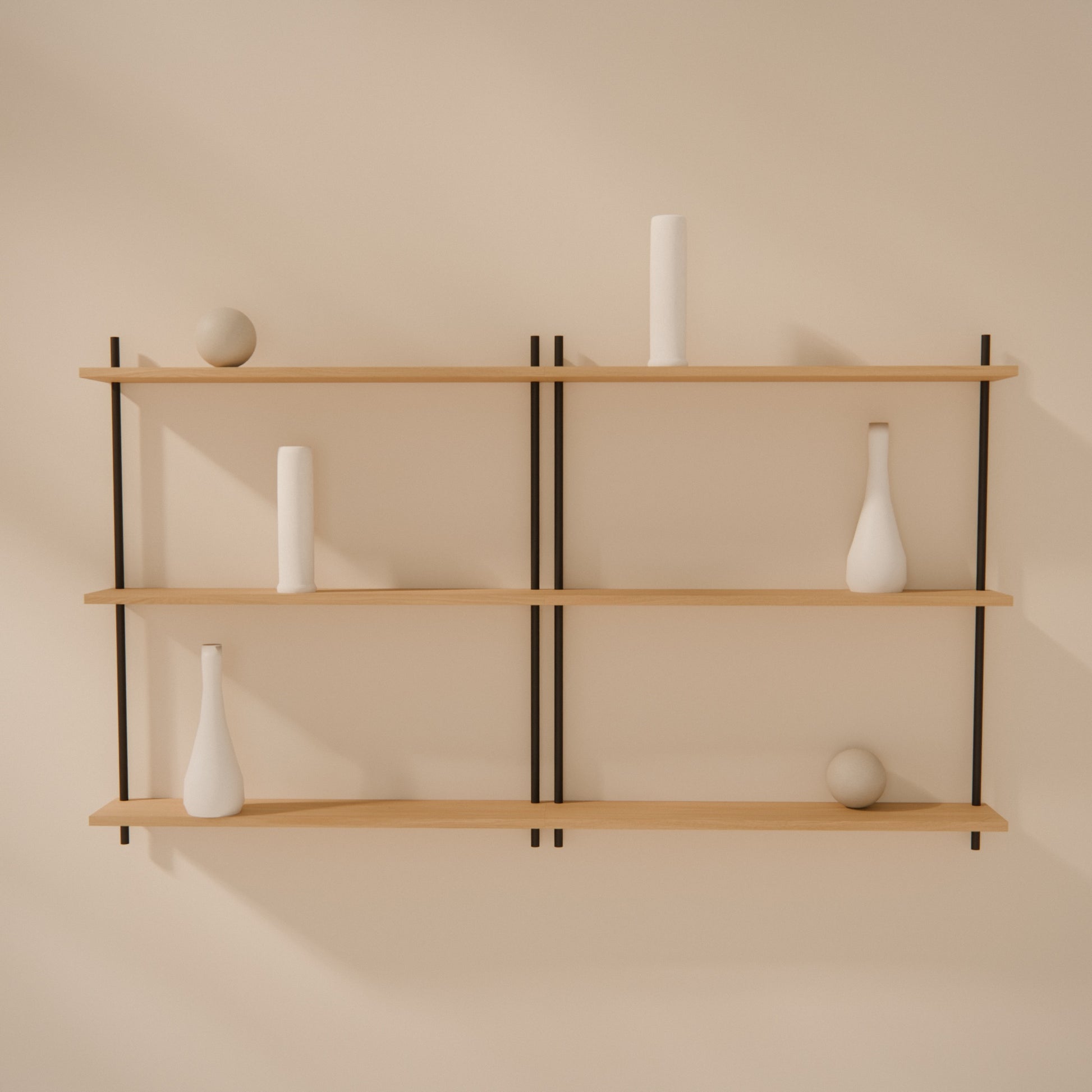 oak-wall-shelf-150cm -- Raumansicht