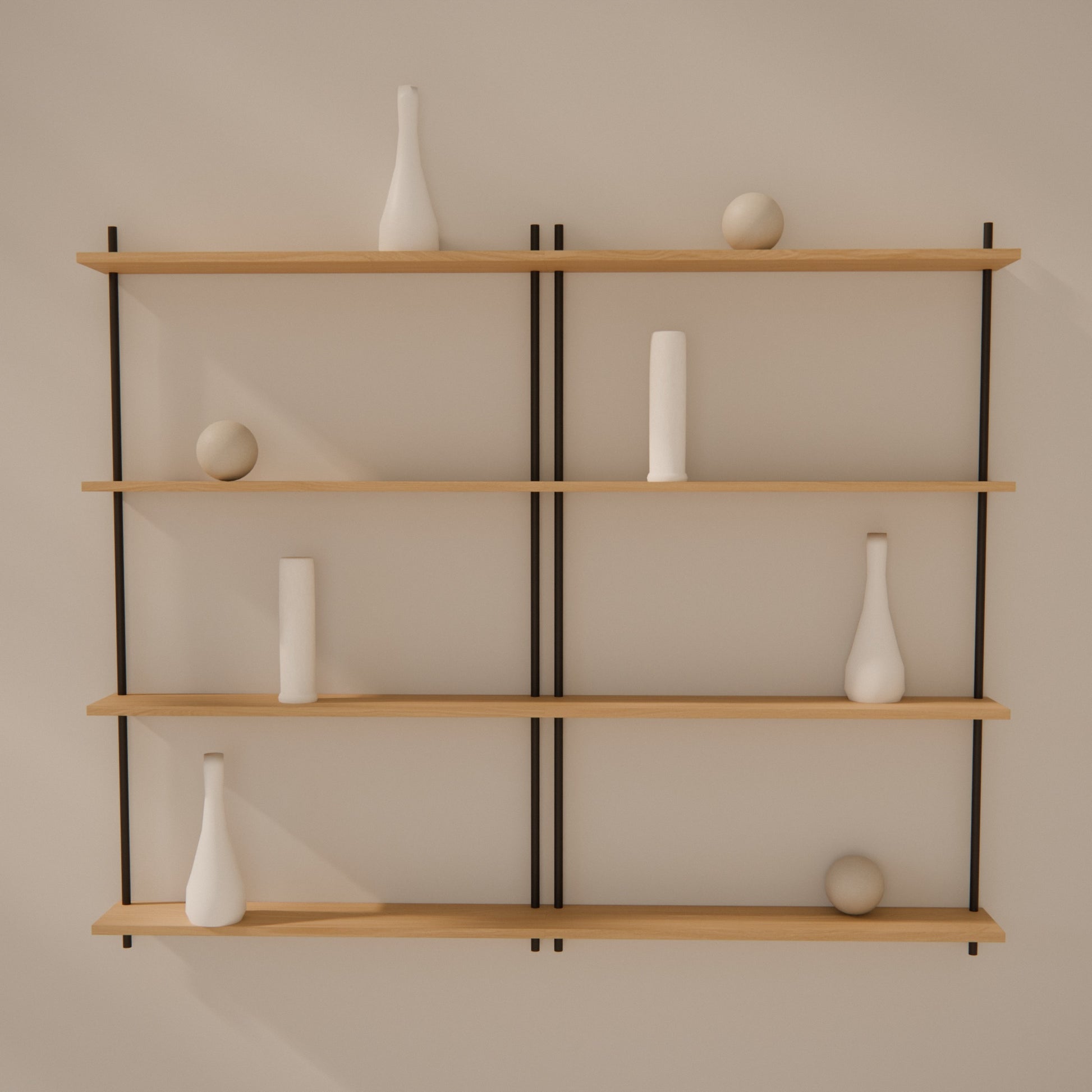 oak-wall-shelf-150x124cm -- Raumansicht
