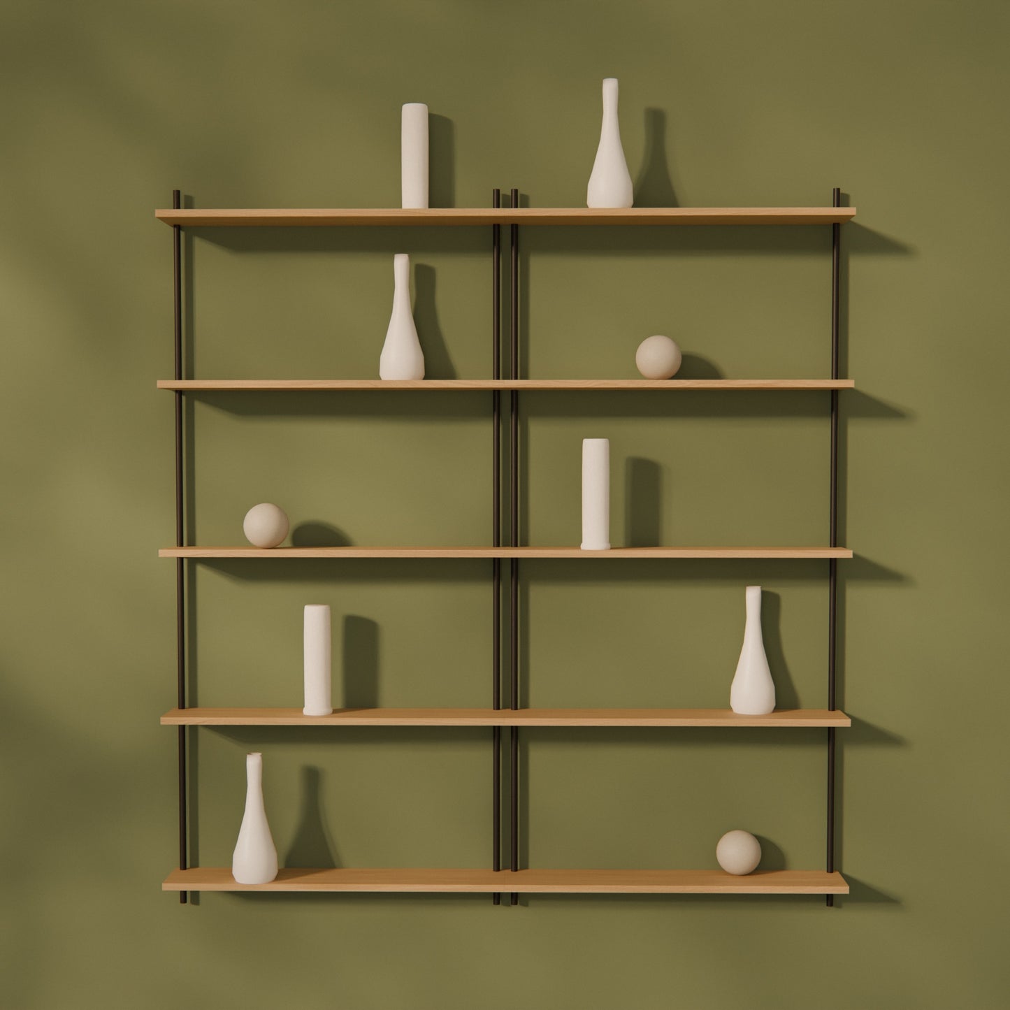 oak-wall-shelf-150x160cm -- Raumansicht
