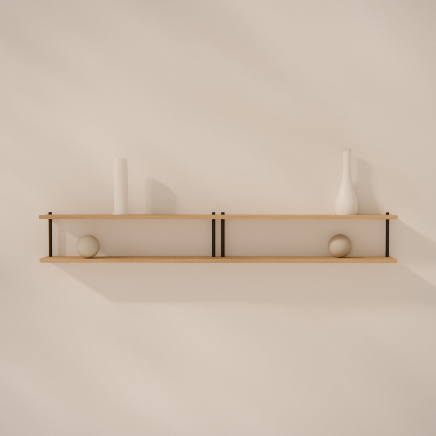 oak-wall-shelf-150x22cm -- Raumansicht