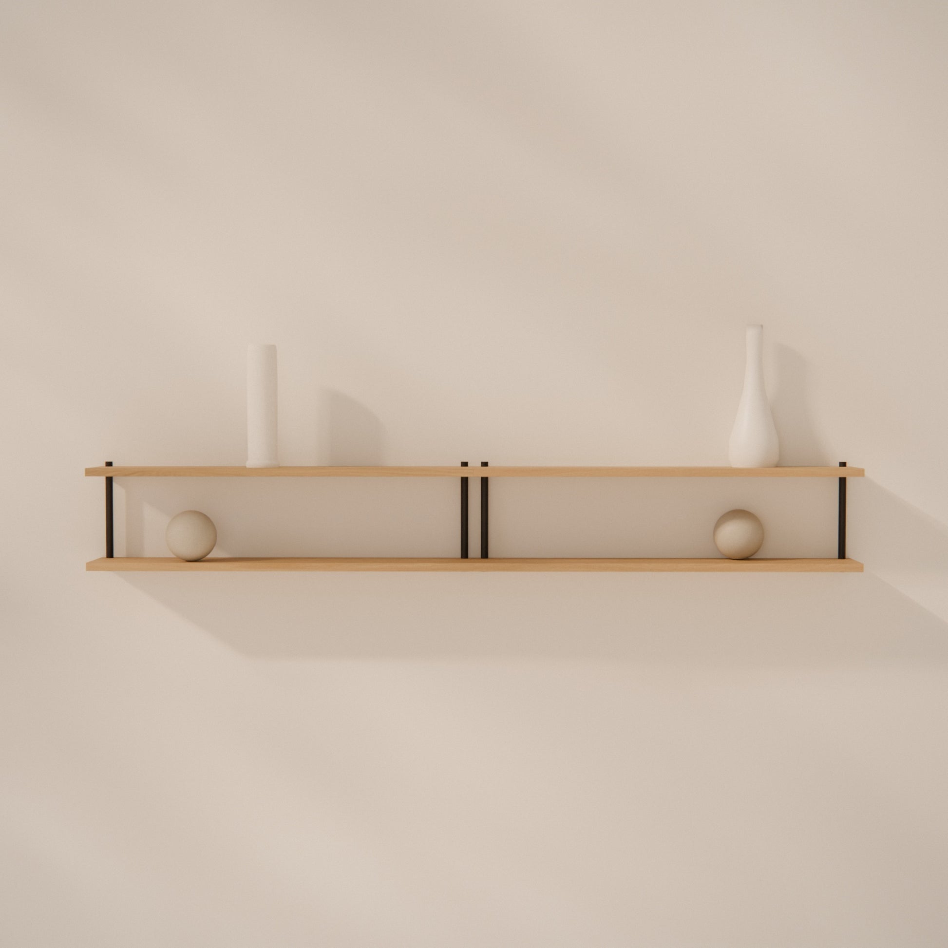 oak-wall-shelf-150x22cm -- Raumansicht