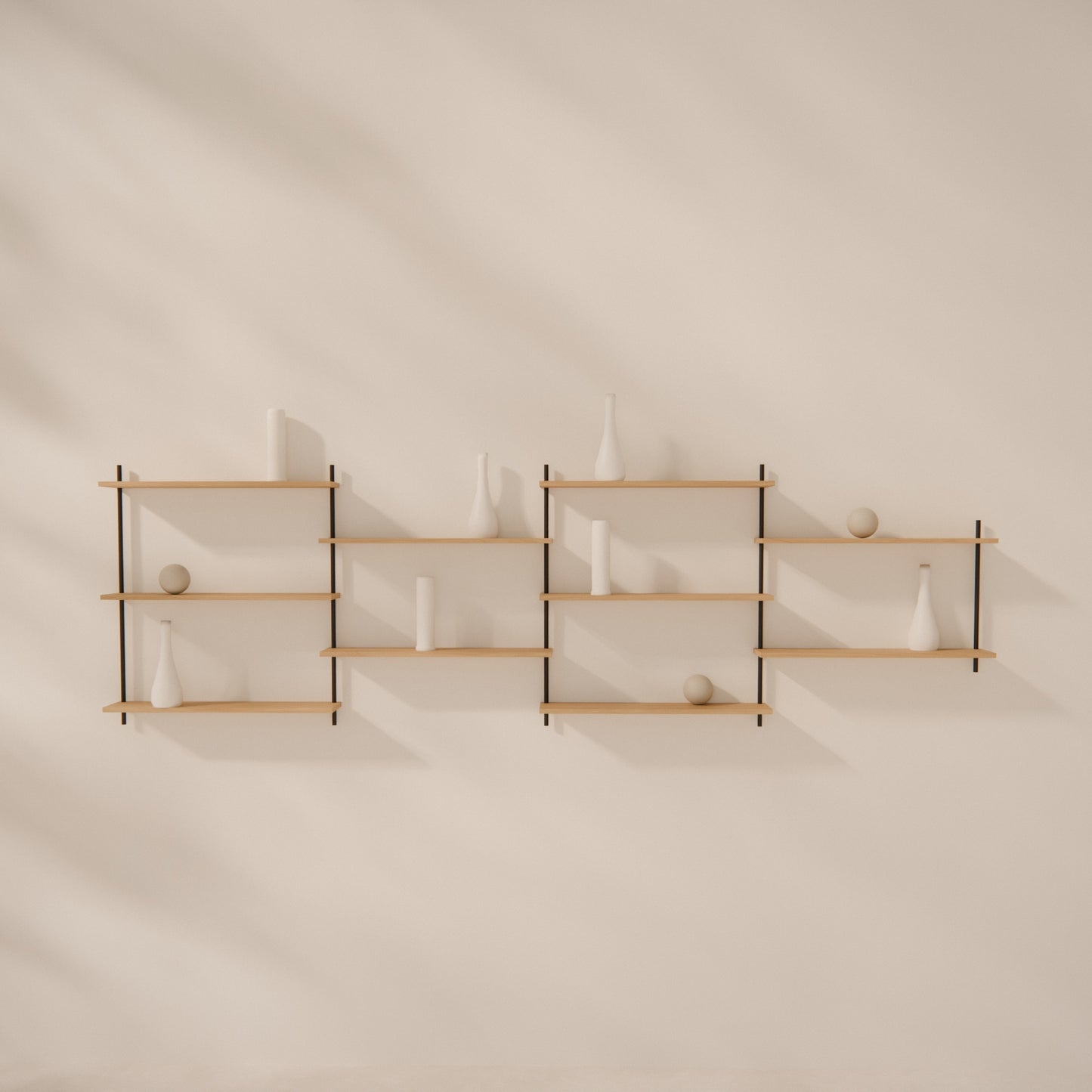 oak-wall-shelf-288x87cm-shift -- Raumansicht