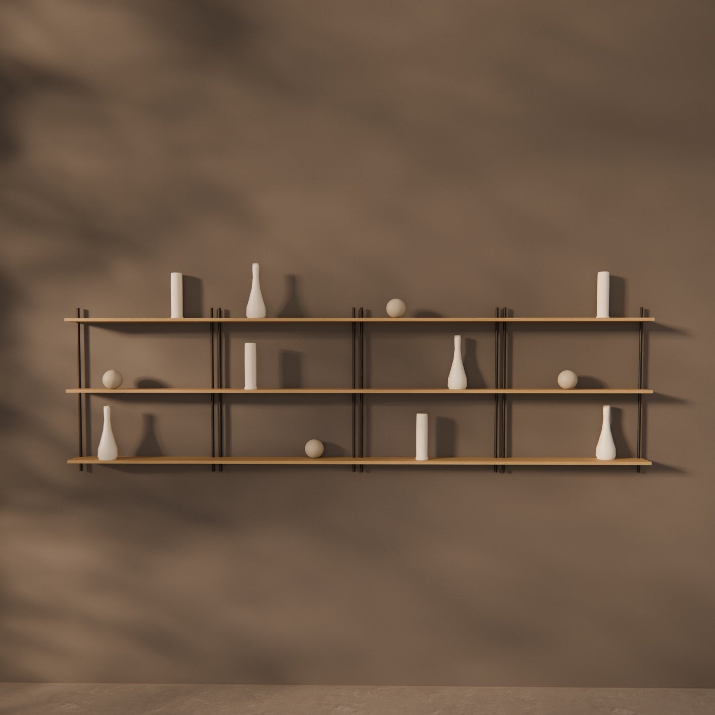 oak-wall-shelf-300x87cm -- Raumansicht