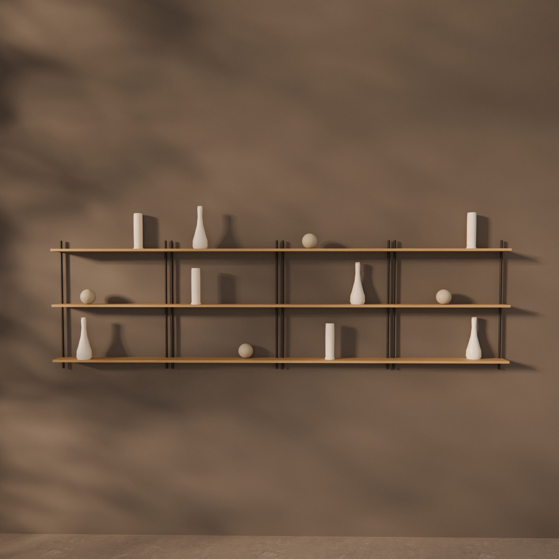 oak-wall-shelf-300x87cm -- Raumansicht