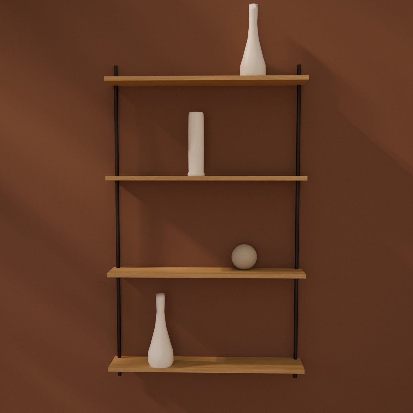 oak-wall-shelf-75x123cm -- Raumansicht