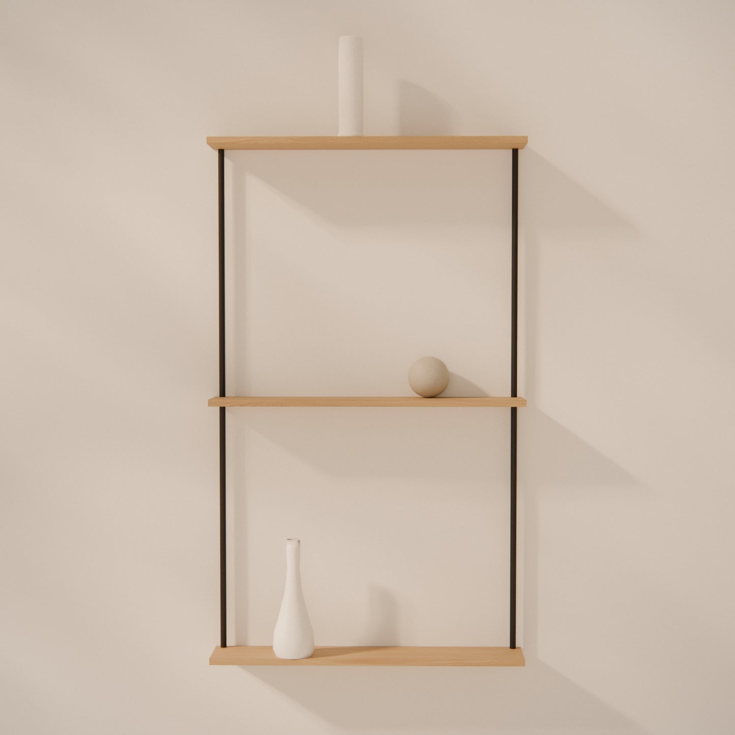 oak-wall-shelf-75x127cm -- Raumansicht