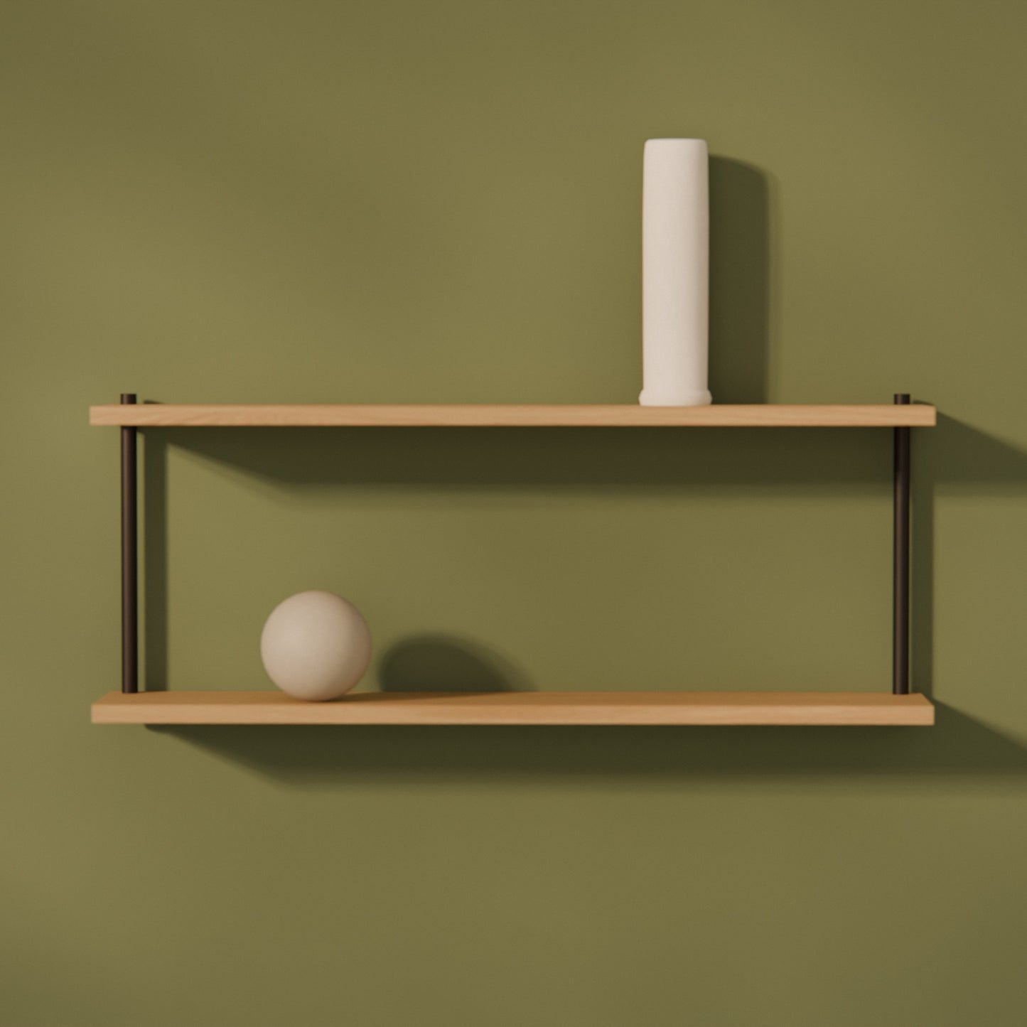 oak-wall-shelf-75x30cm -- Raumansicht