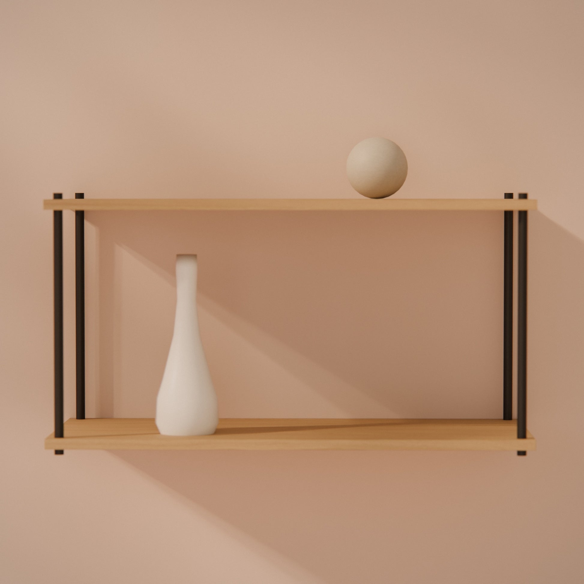 oak-wall-shelf-75x40cm-deep -- Raumansicht