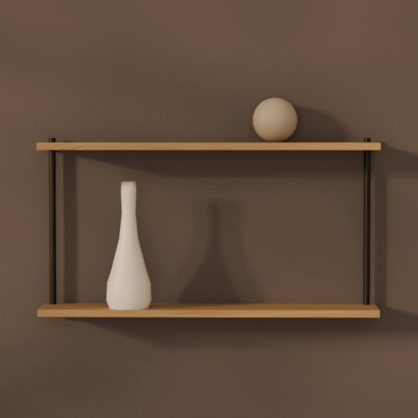 oak-wall-shelf-75x40cm -- Raumansicht